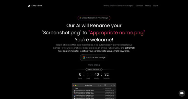 Keep it Shot AI review: Features, Pricing, And Alternatives