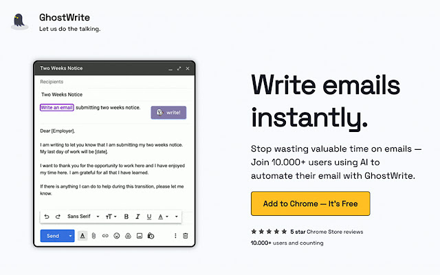 Top 5 AI Email Generator For Free