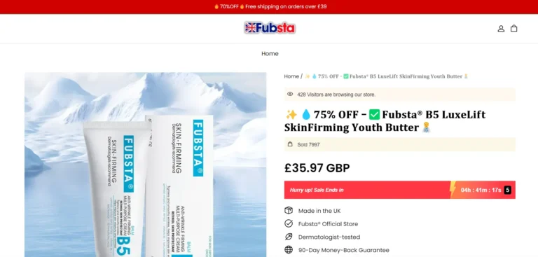 Fubsta SkinFirming Cream Review: Is It Legit or A Scam?