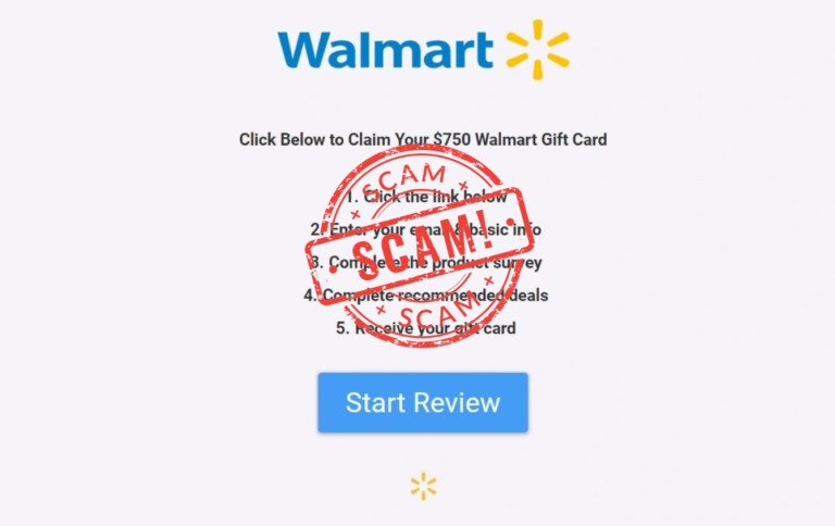 Beware Of FREE $750 Gift Card 750Review.com SCAM