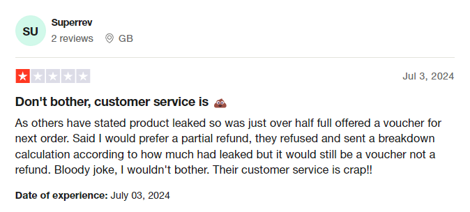 Customer Service Issues