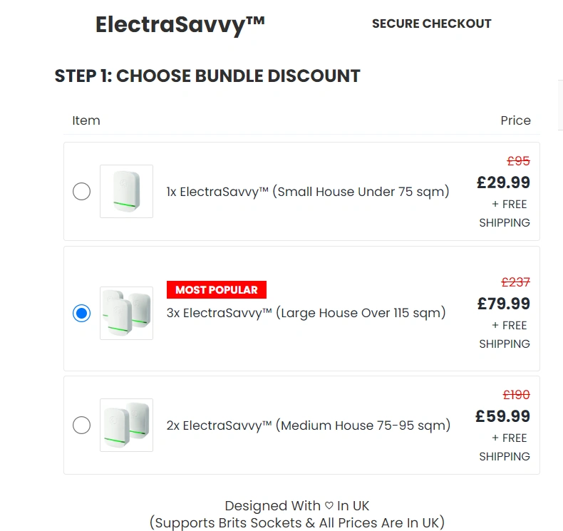 Electrasavvy Pricing 