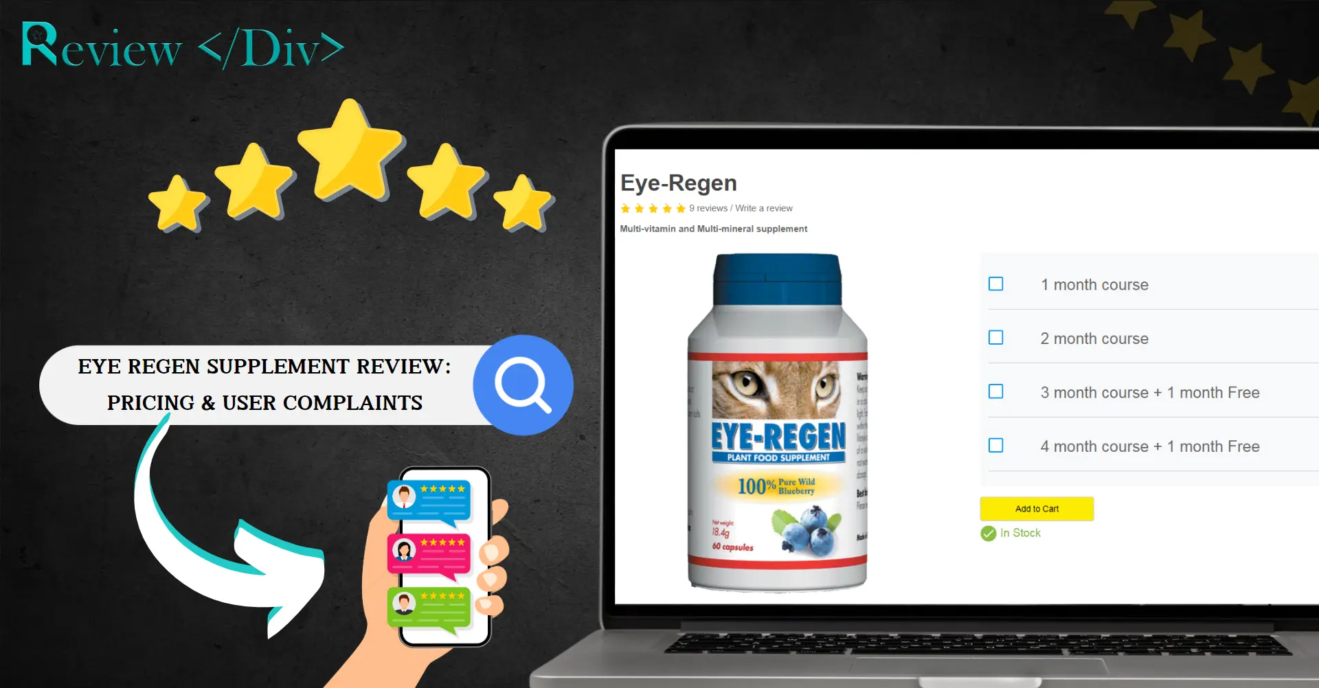 Eye Regen Supplement Review Pricing & User Complaints