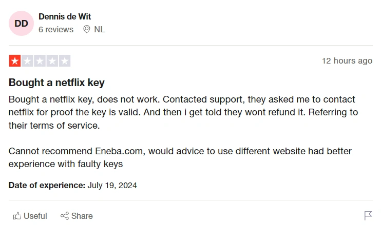 Eneba Reviews on Trustpilot