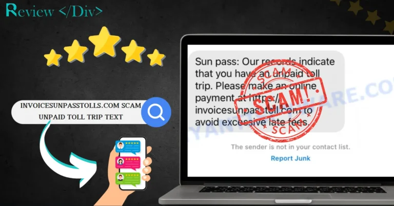 Invoicesunpasstolls.com Scam Unpaid Toll Trip Text Review