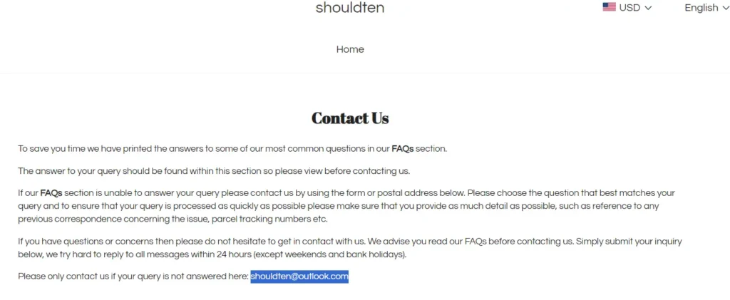 Shouldten.shop Contact Information