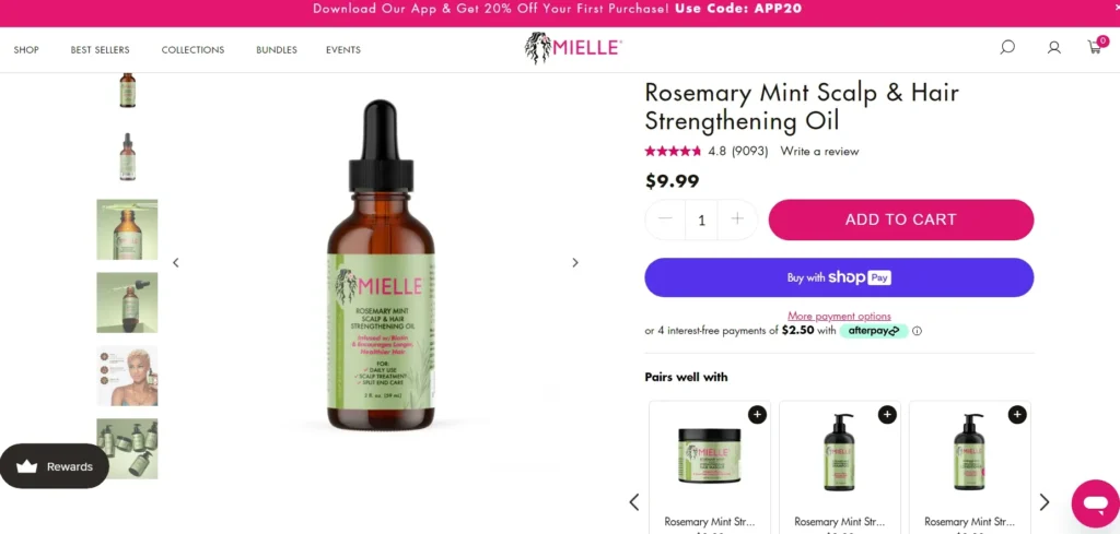Mielle Rosemary Oil Review: Pricing, Pros & Cons 2024