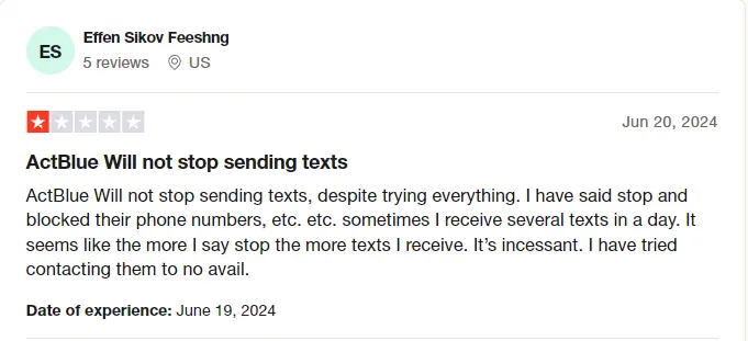 Persistent Text Messages