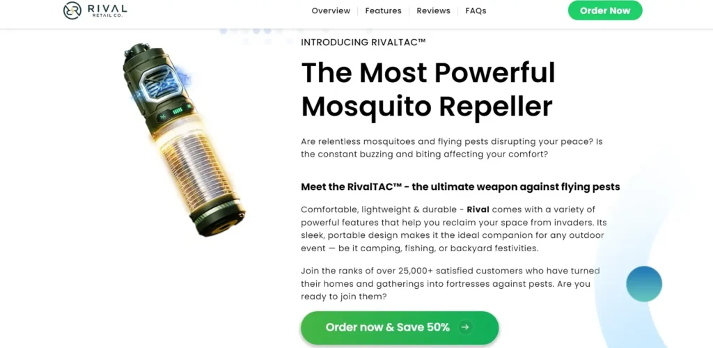 RivalTAC Mosquito Repeller Review: Pricing And Complaints