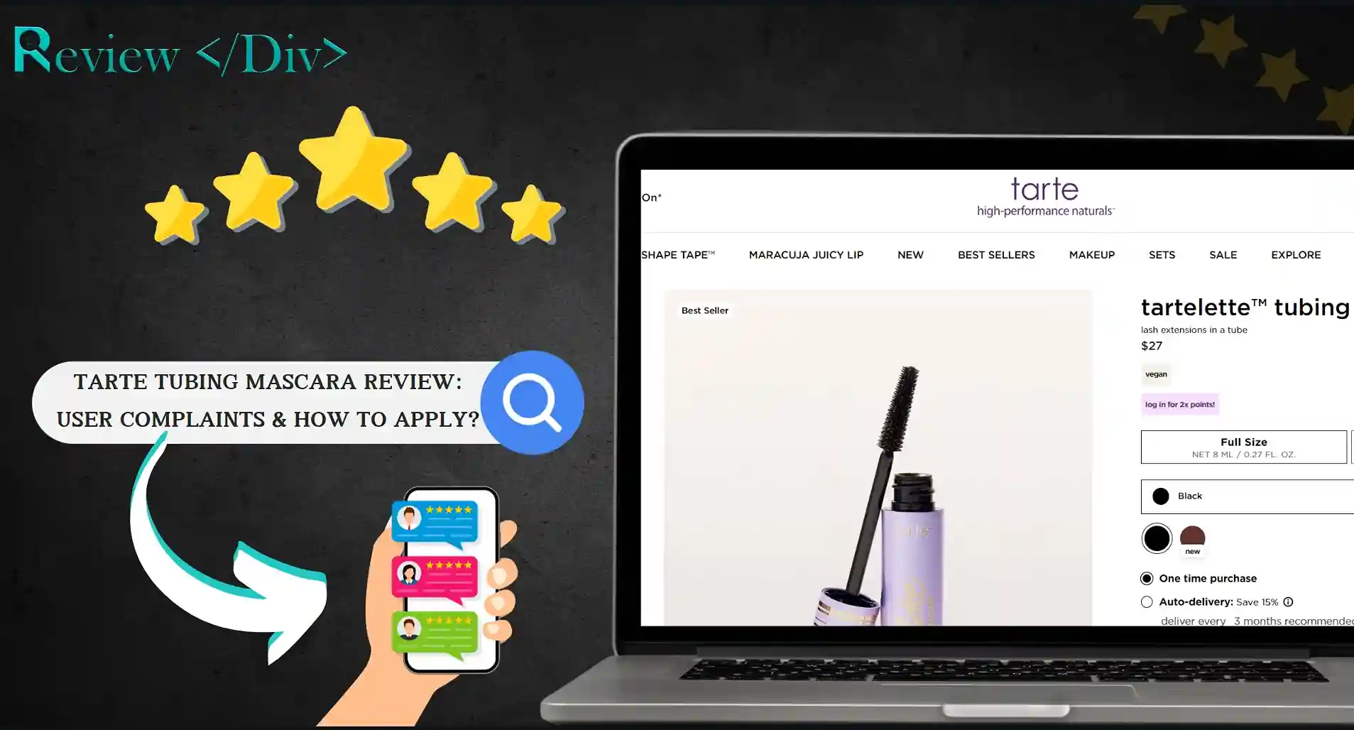 Tarte Tubing Mascara Review User Complaints & How To Apply