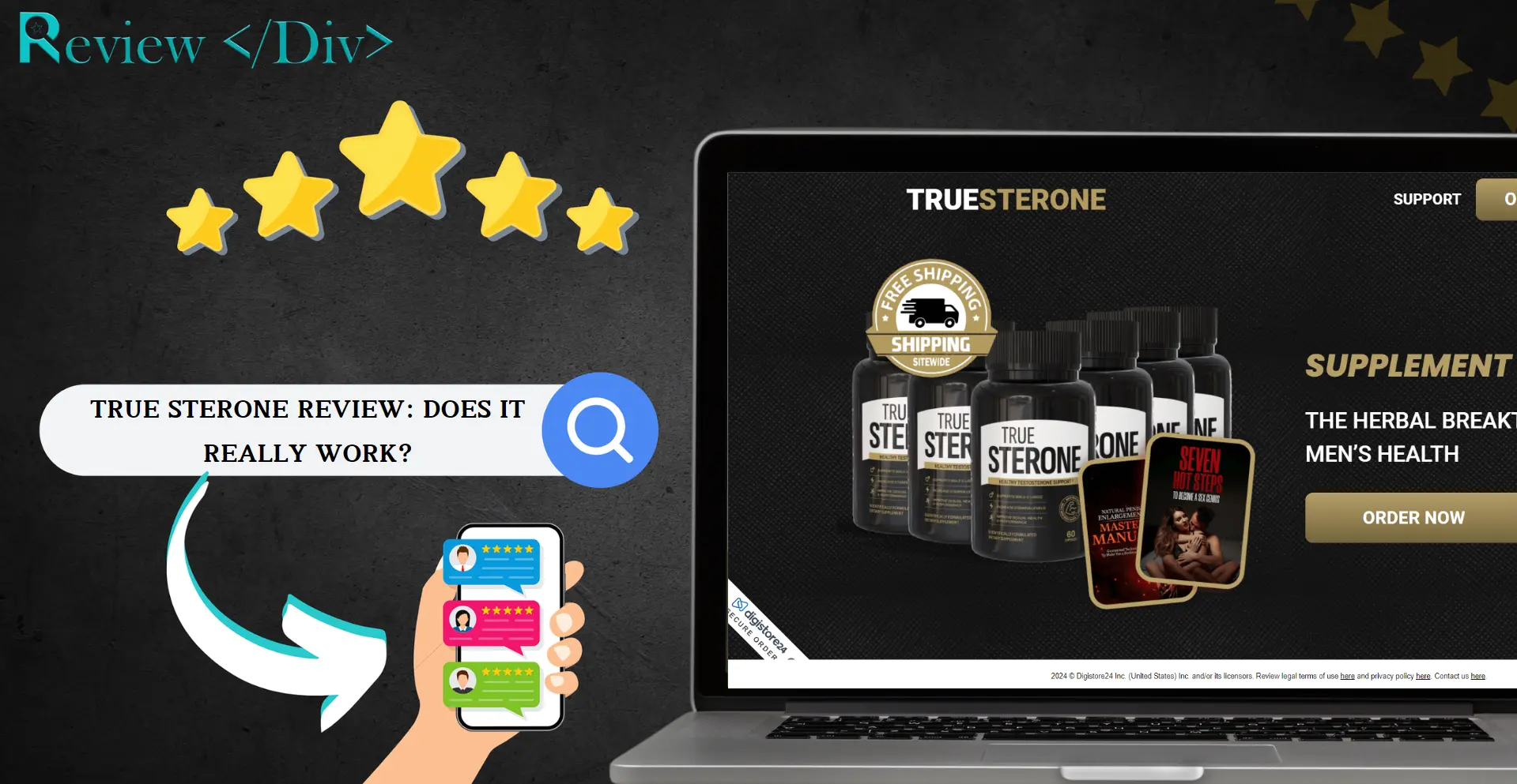 True Sterone Review Does It Really Work