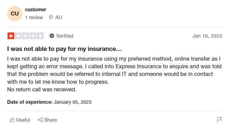 User Reviews on Expressinsuranceinfo.com