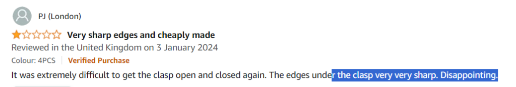 User Reviews on amazon.com