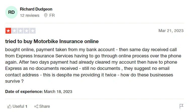 User Reviews on Expressinsuranceinfo.com