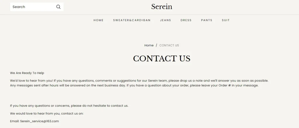 Serein.store Review: Is Serein Legit?