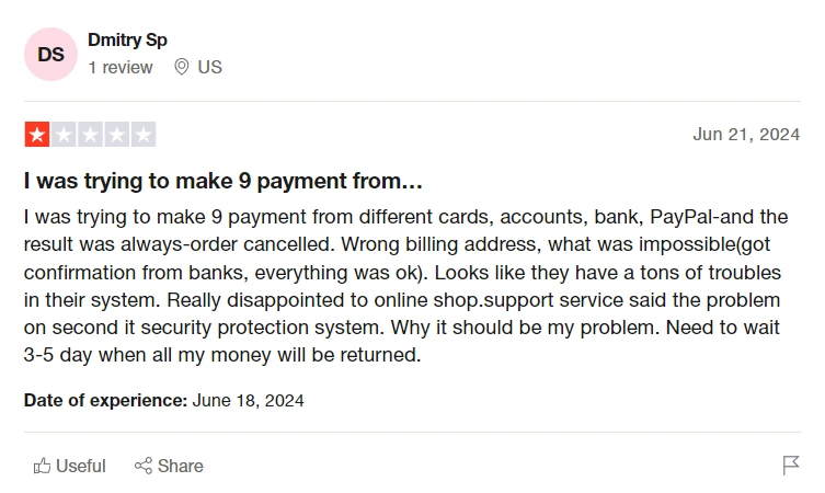 Scheels reviews on Trustpilot