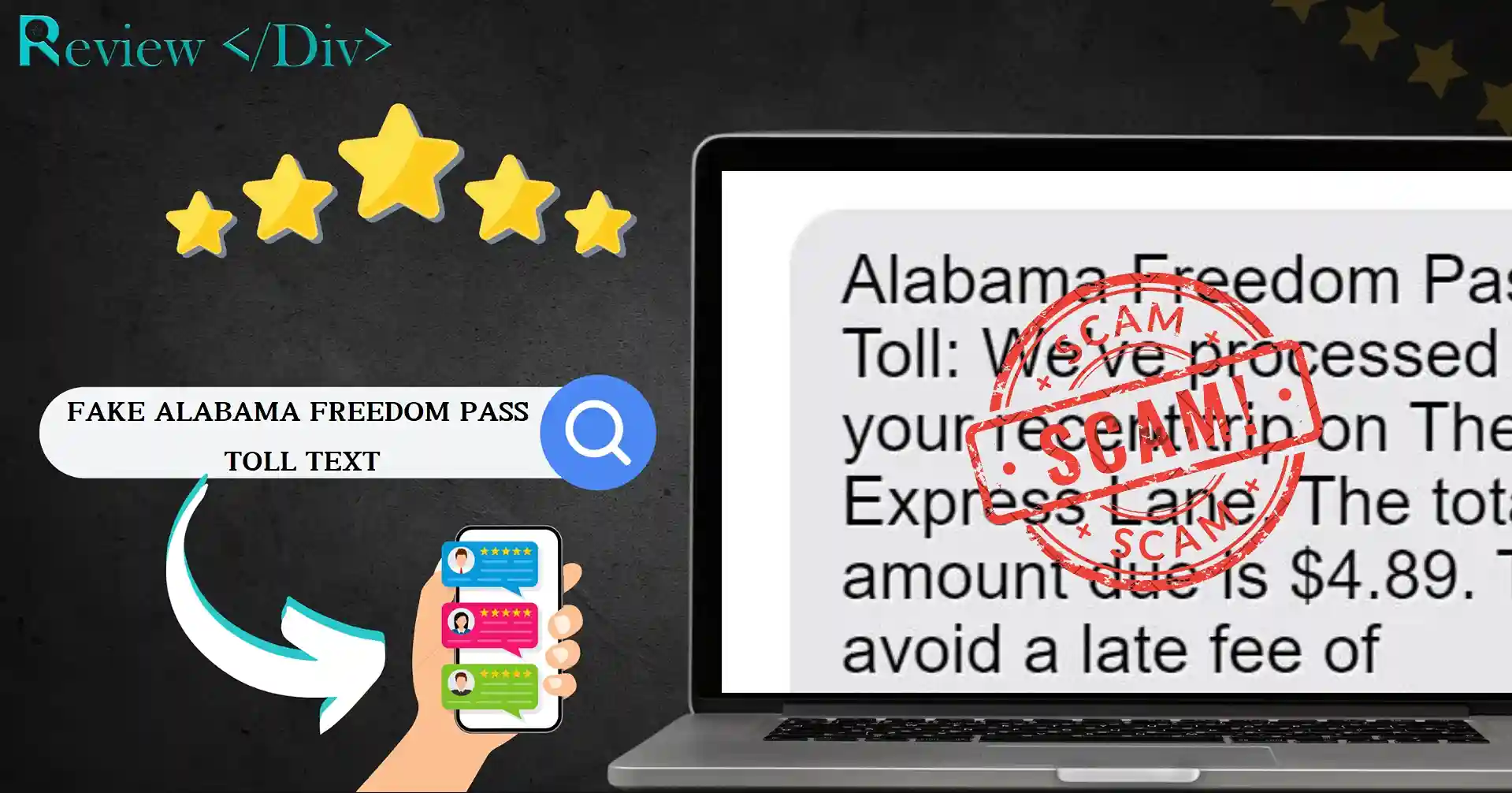 Fake Alabama Freedom Pass Toll Text Scam: Don't Fall!