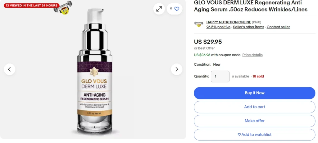 Luxe Serum Price