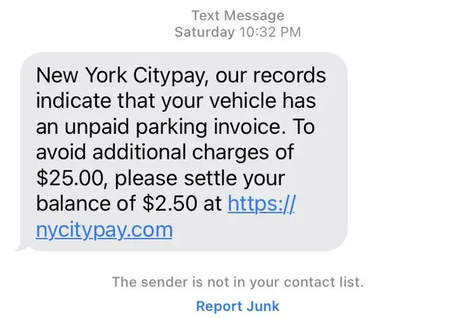 NY City Pay Scam