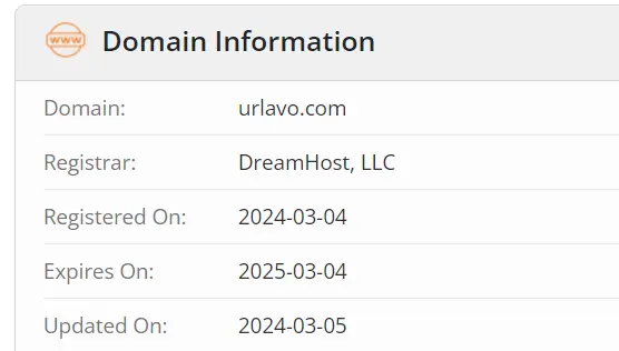 New Domain for Urlavo.com 