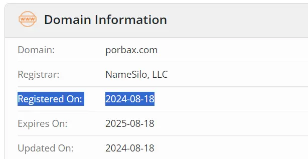 Our Analysis On Porbax.com