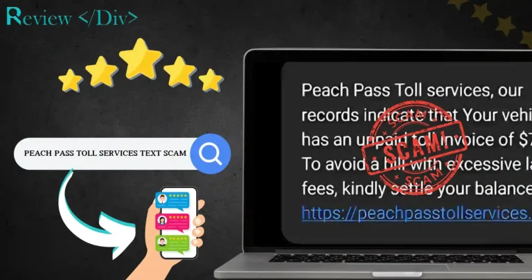 Peach Pass Toll Services Text Scam- Don't Fall For This!