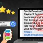 The South Carolina Express Lane Scam Text Be Aware!