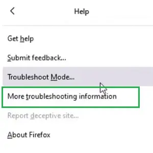 Troubleshooting Information