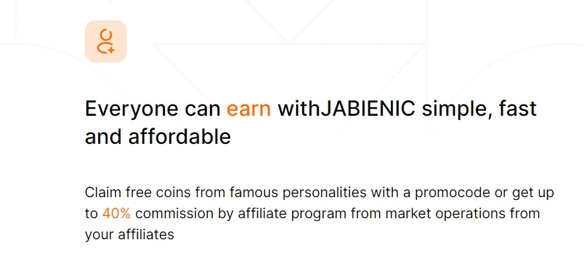 Aggressive Affiliate Program on Jabienic.com