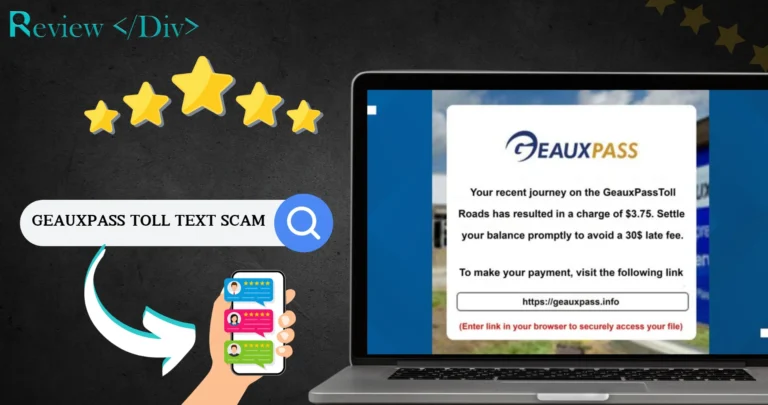 GeauxPass Toll Text Scam: Don’t Fall For This!