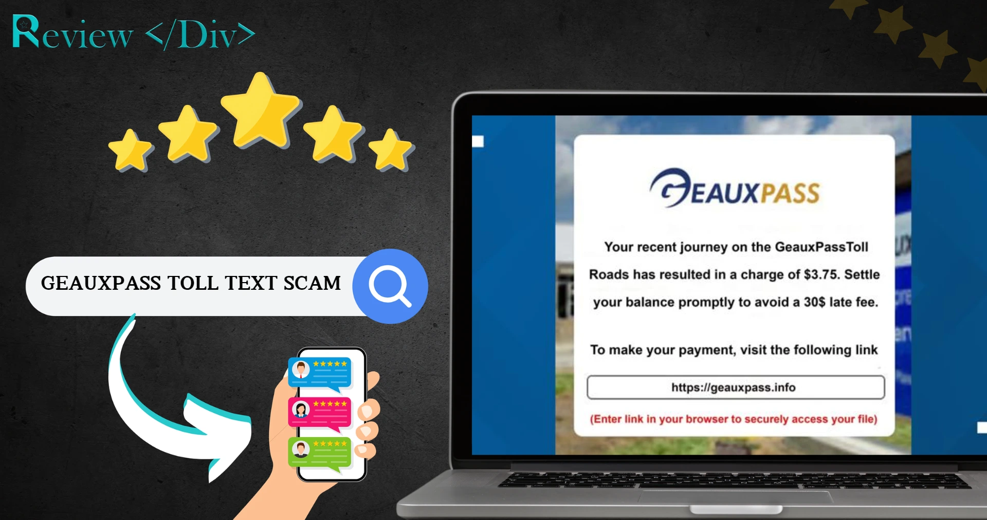 GeauxPass Toll Text Scam: Don’t Fall For This!