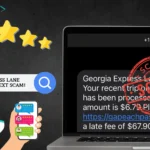 Fake Georgia Express Lane Invoice Notice Text Scam!