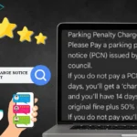 Parking Penalty Charge Notice Scam Text