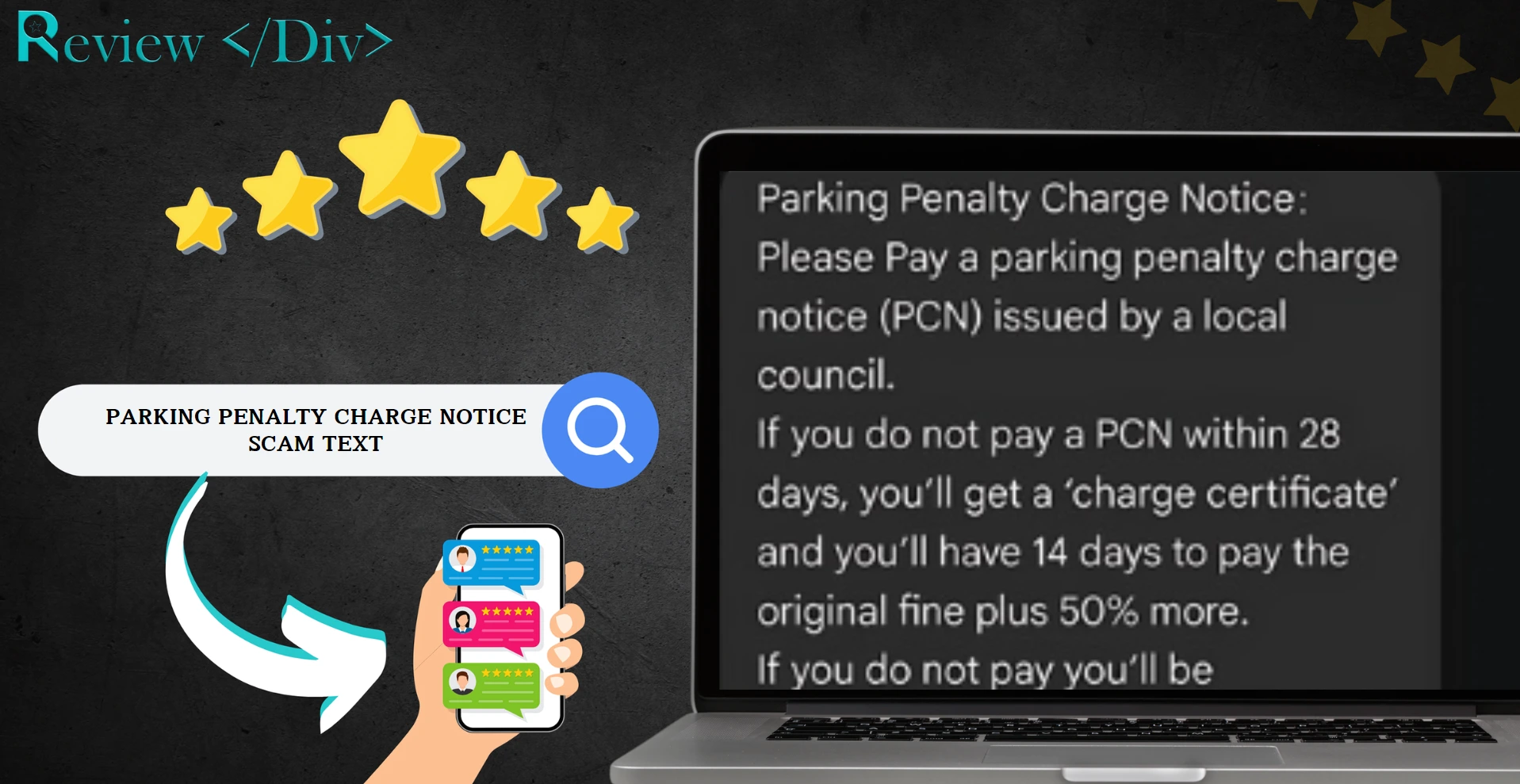 Parking Penalty Charge Notice Scam Text