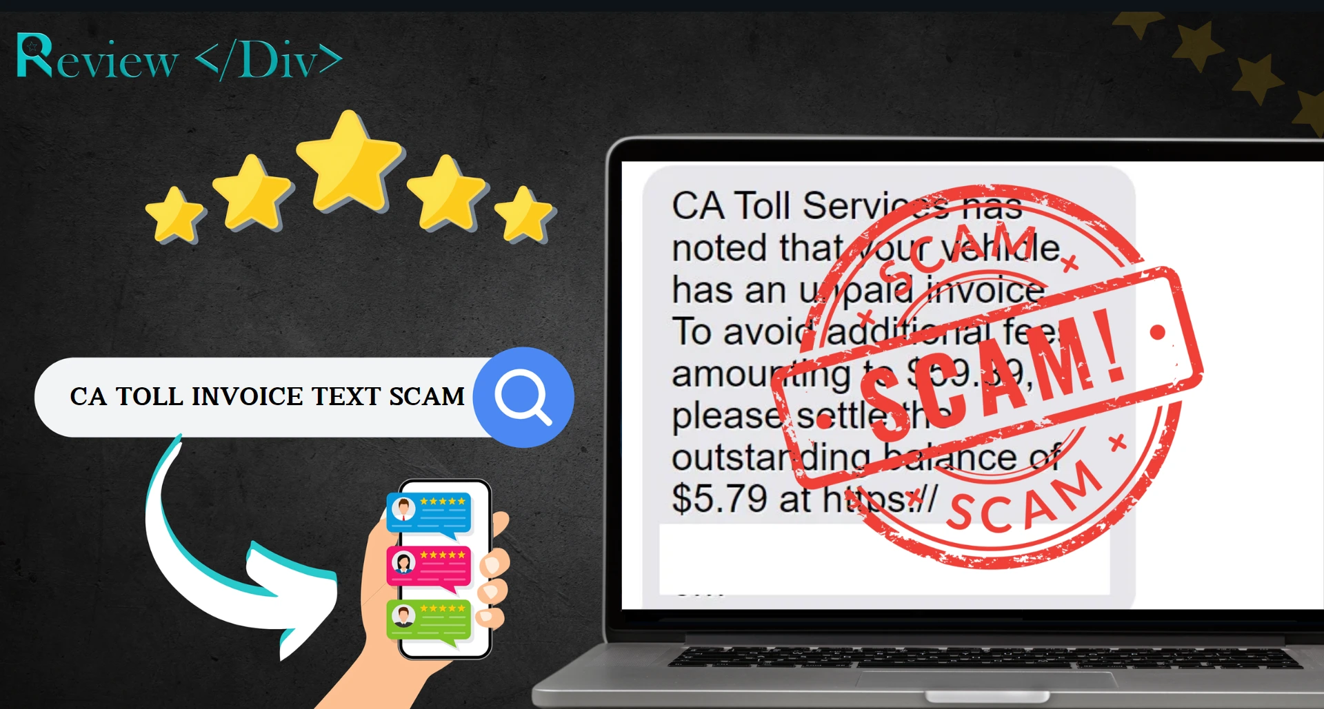 Ca Toll Invoice Text Scam Be Aware!