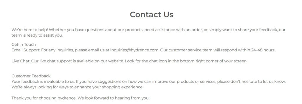 Expert Review on Hydrence.com