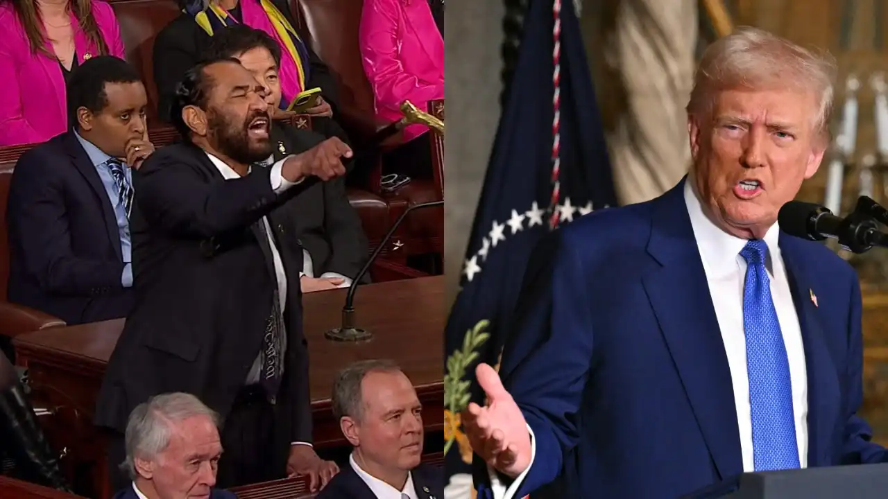 Democratic Rep. Al Green thrown out of Trump's address to Congress