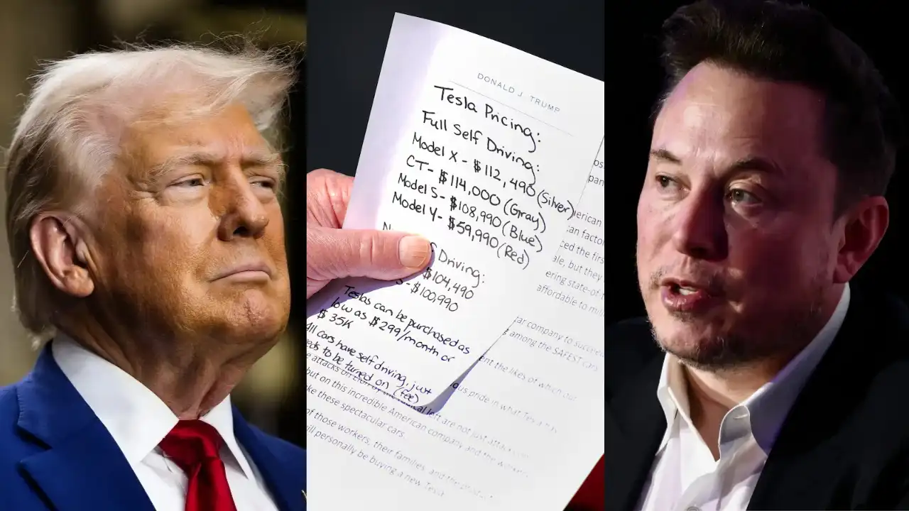 Trump Buys Tesla and Reveals How He’ll Pay Elon Musk